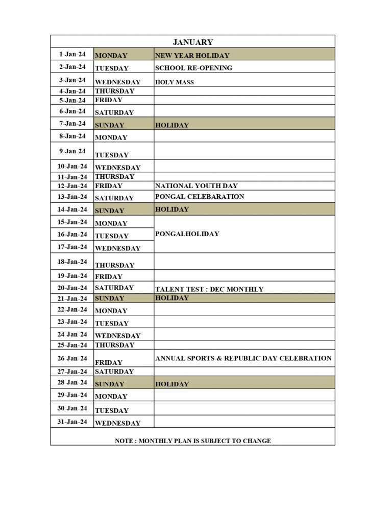YEAR PLAN 2023-2024 -January