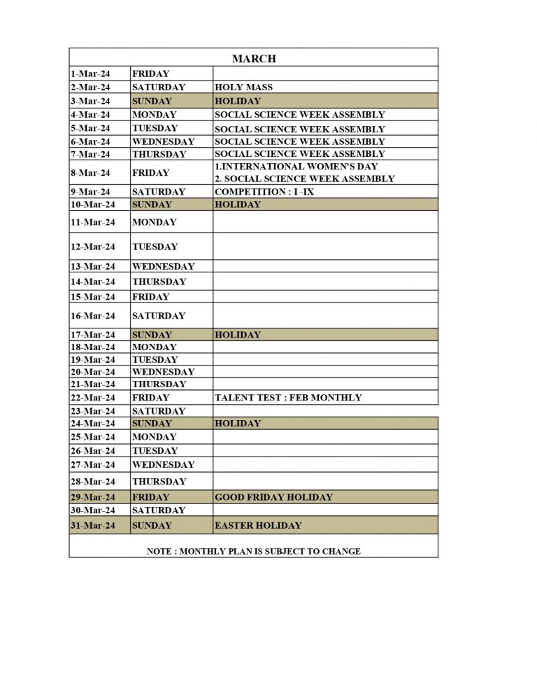 YEAR PLAN 2023-2024 -March
