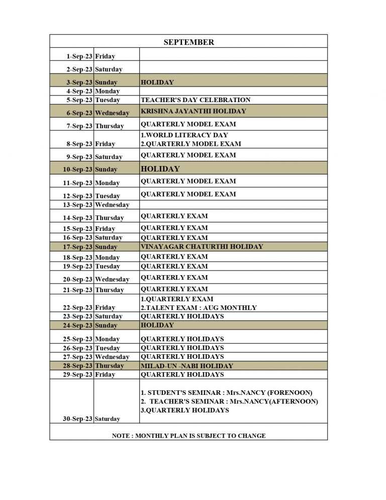 YEAR PLAN 2023-2024 -September